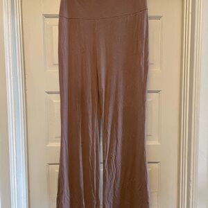 Women's High-Waisted Brown Pants
